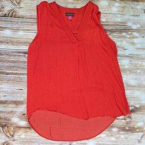 Red/Orange Silk Tank